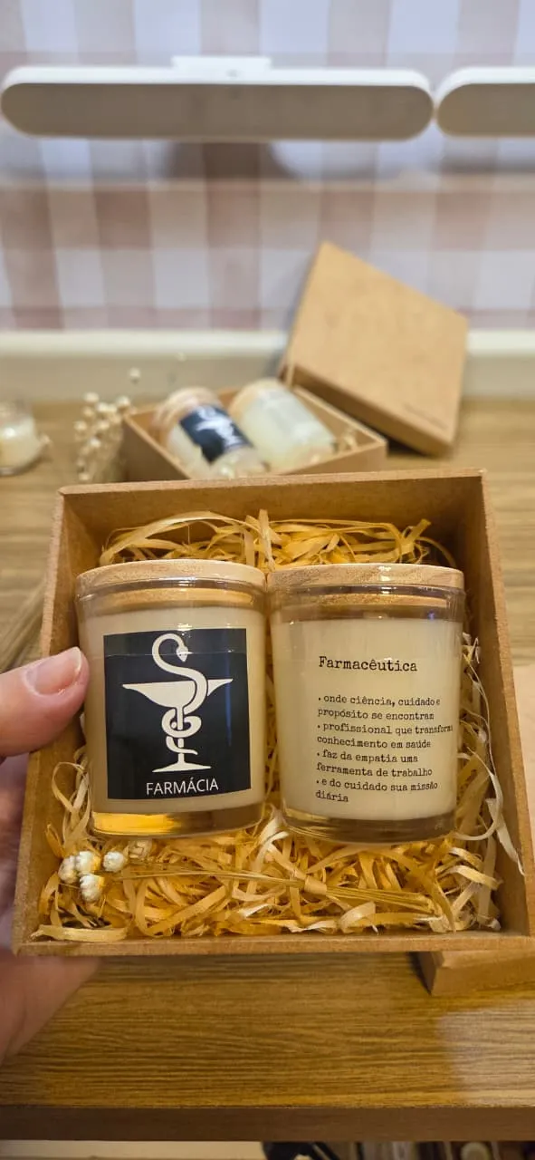 Caixa MDF com 2 velas 60 g, foto 3