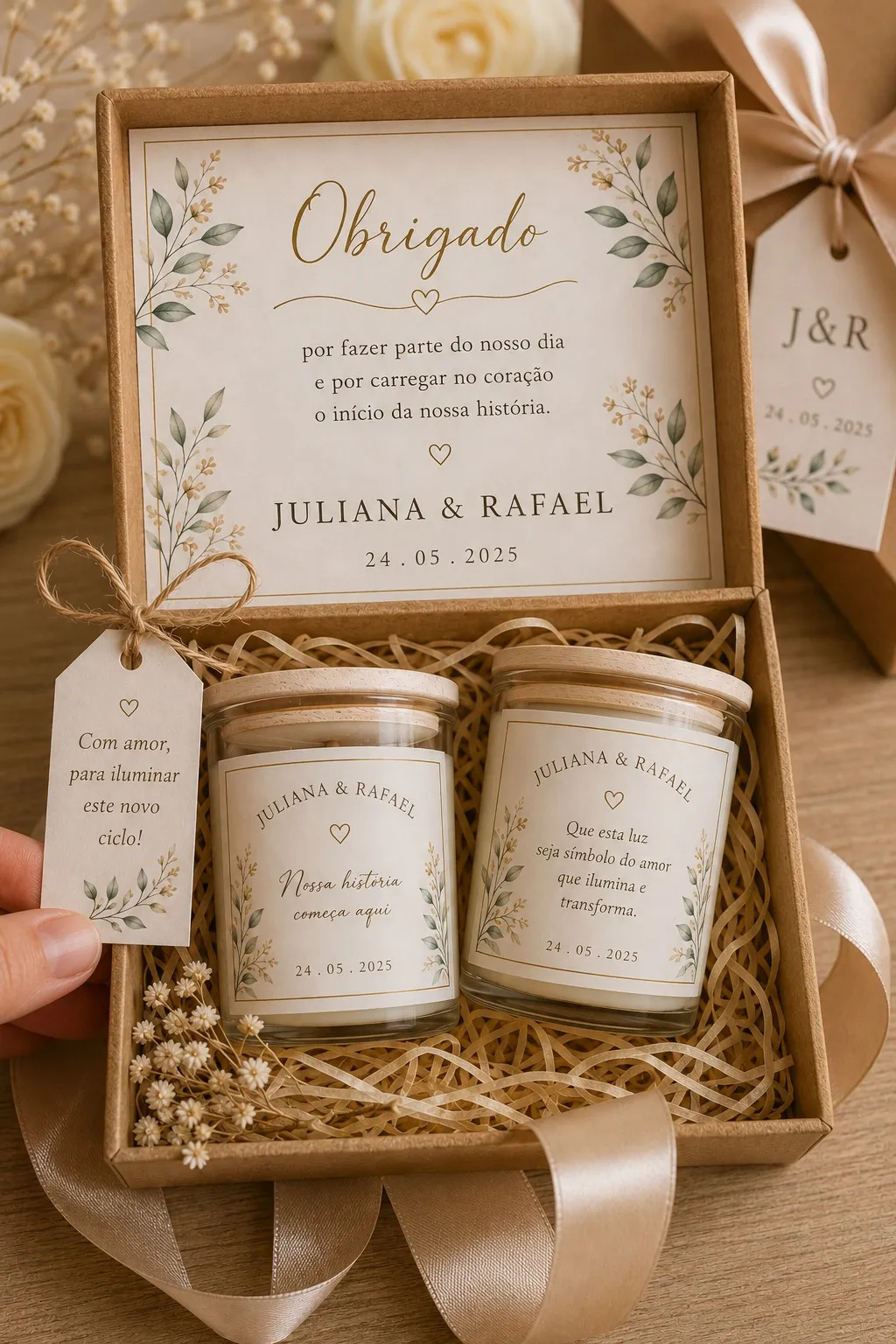 Caixa MDF com 2 velas 60 g, foto 6