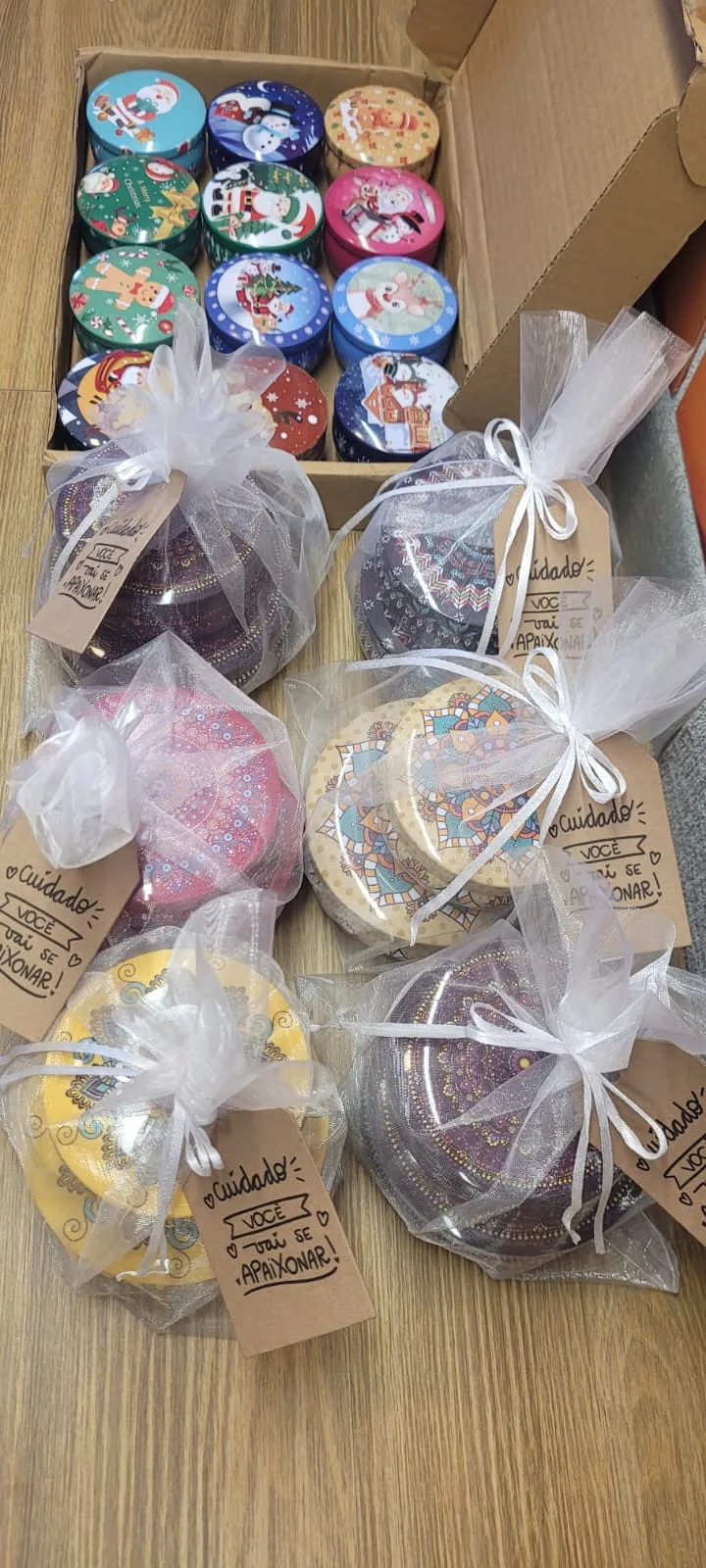 Kit 2 velas mandala (200 g e 120 g), foto 6