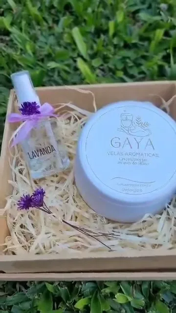 Box MDF com vela em lata 120 g e mini home spray, foto 3