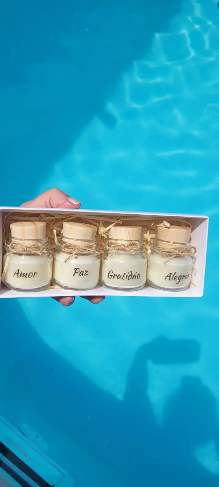 Kit 4 velas aromáticas 30 g