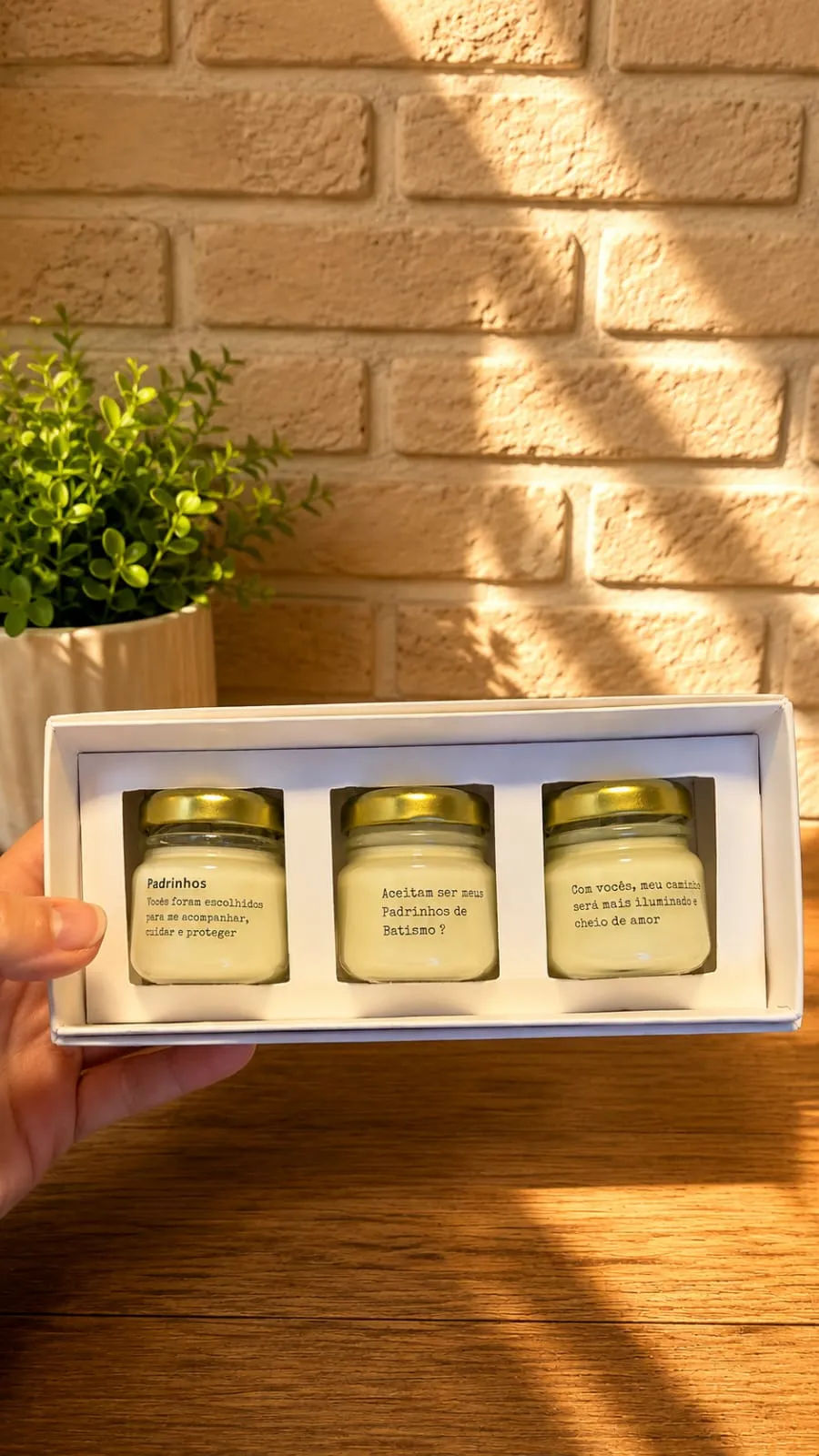 Trio convite com 3 velas, foto 2