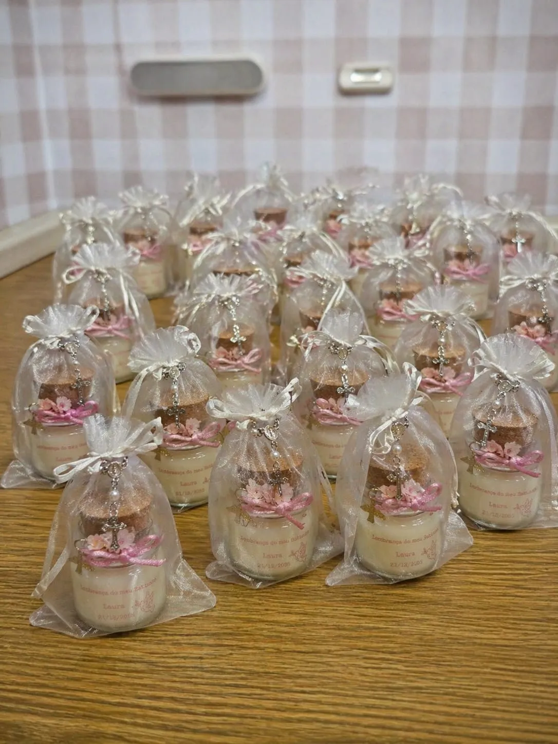 Vela 30 g com card ou organza, foto 13