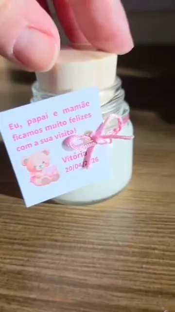 Vela 30 g com card ou organza, foto 15