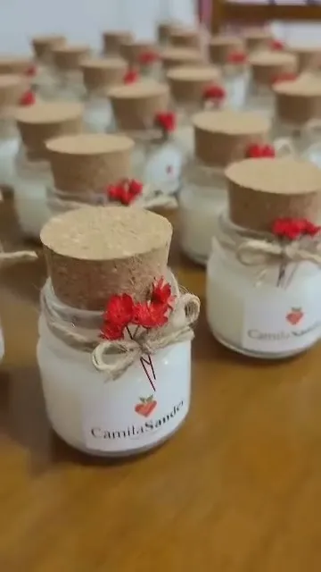 Vela 30 g com card ou organza, foto 16