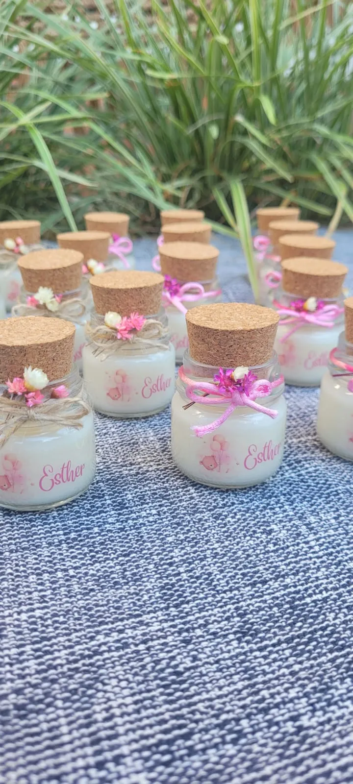 Vela 30 g com card ou organza, foto 3