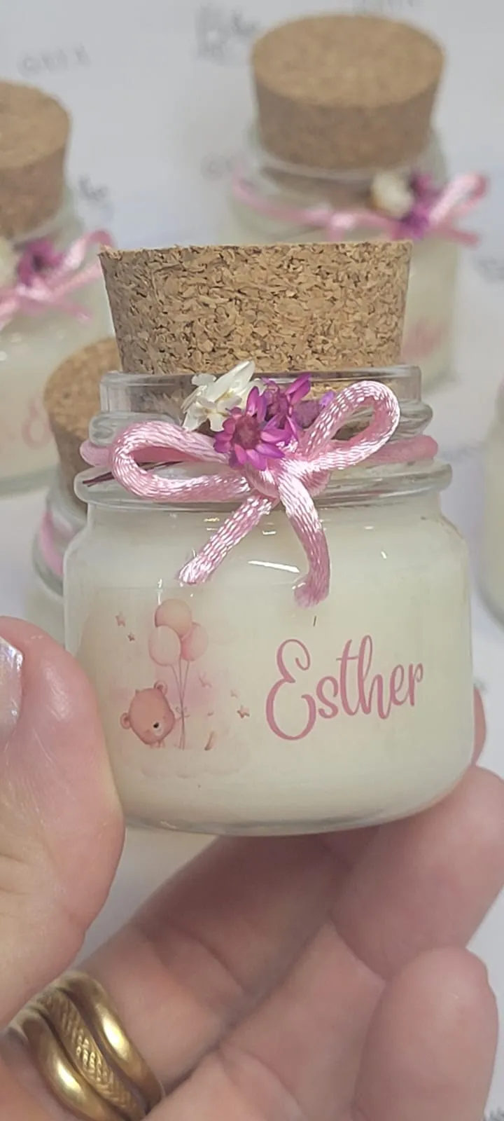 Vela 30 g com card ou organza, foto 4