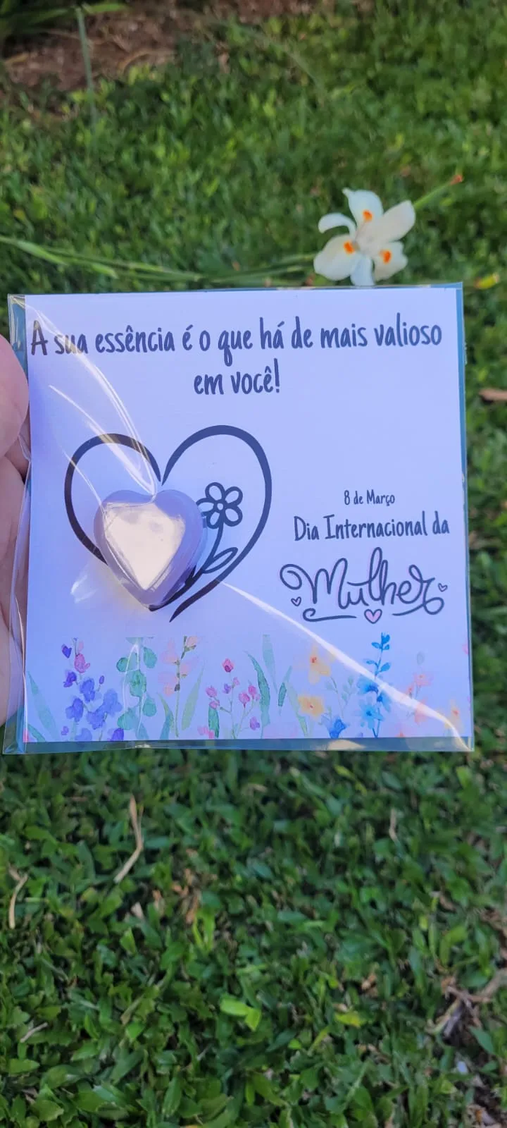 Card personalizado com sabonete, foto 2