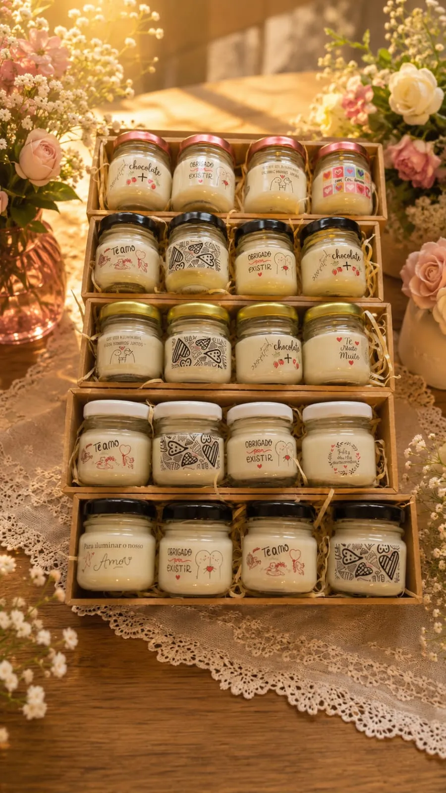 Kit 4 aromas em box MDF, foto 6