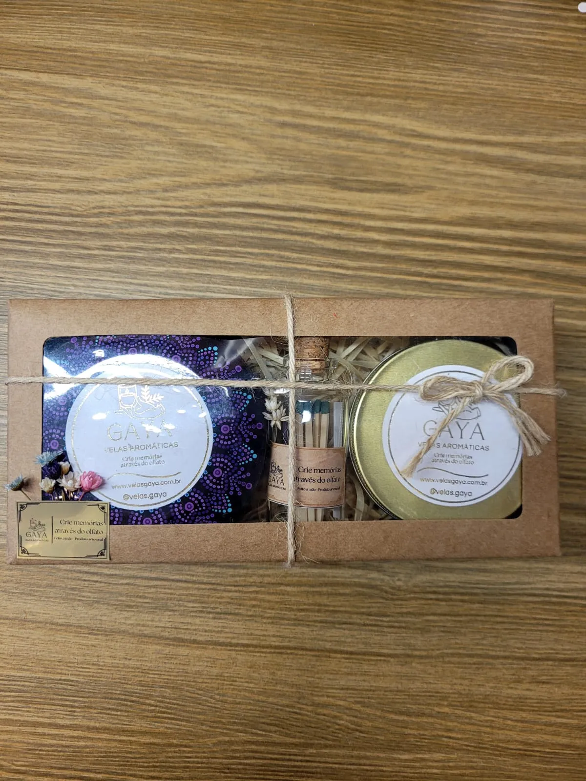 Box com vela mandala 120 g e vela 50 g, foto 2